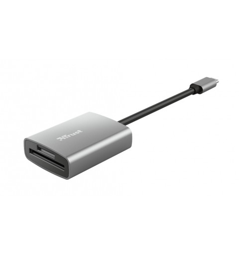 Trust 24136 lecteur de carte mémoire USB 3.2 Gen 1 (3.1 Gen 1) Type-C Aluminium