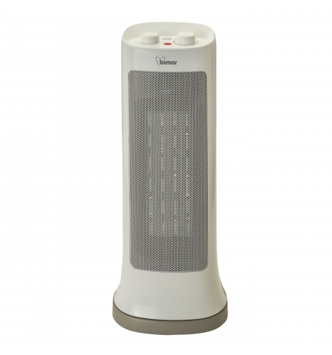 Bimar HP110 calefactor eléctrico Interior Gris, Blanco 2000 W Ventilador eléctrico