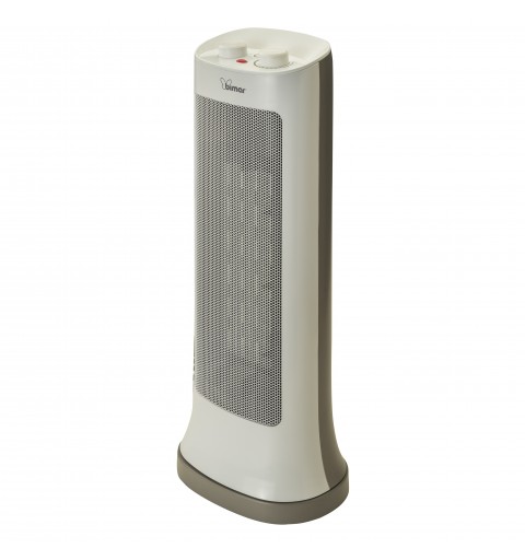 Bimar HP110 calefactor eléctrico Interior Gris, Blanco 2000 W Ventilador eléctrico