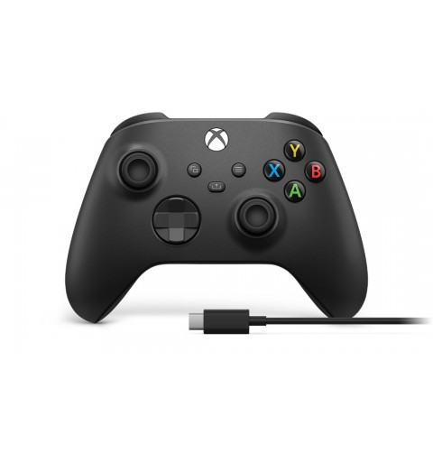 Microsoft Xbox Wireless Controller + USB-C Cable Negro Gamepad Analógico Digital PC, Xbox One, Xbox One S, Xbox One X, Xbox