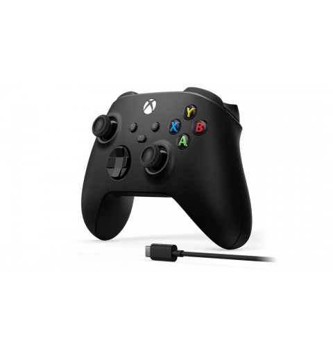 Microsoft Xbox Wireless Controller + USB-C Cable Negro Gamepad Analógico Digital PC, Xbox One, Xbox One S, Xbox One X, Xbox