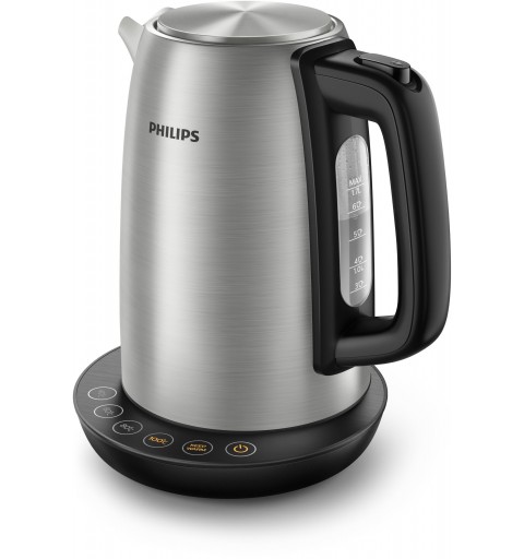 Philips Avance Collection HD9359 90 electric kettle 1.7 L 2200 W Black, Metallic