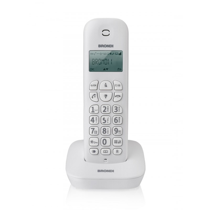 Brondi GALA(WHITE) Telefon DECT-Telefon Anrufer-Identifikation Weiß