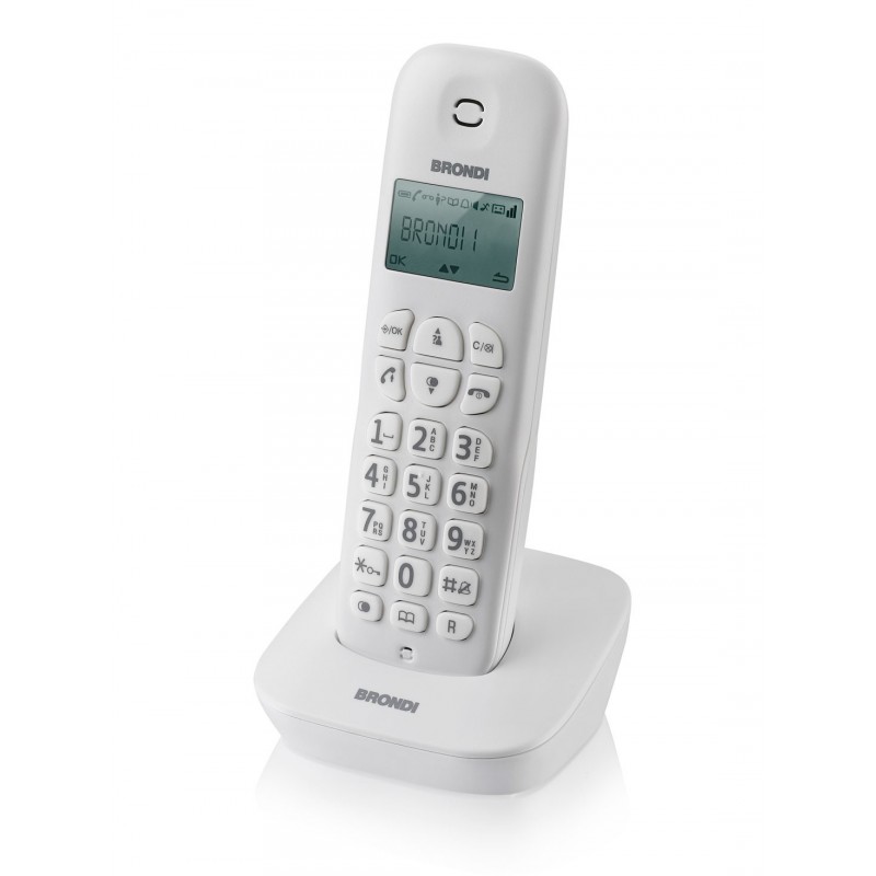 Brondi GALA(WHITE) Telefon DECT-Telefon Anrufer-Identifikation Weiß