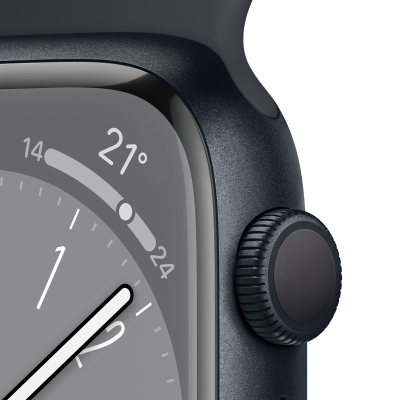 Apple Watch Series 8 OLED 45 mm Black GPS (satellite)