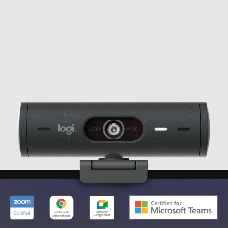 Logitech Brio 500 Webcam 4 MP 1920 x 1080 Pixel USB-C Graphit