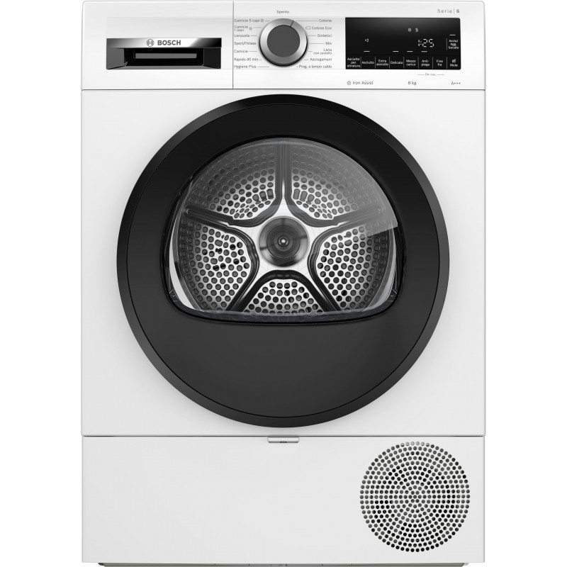 Bosch Serie 6 WQG233C0IT sèche-linge Autoportante Charge avant 8 kg A+++ Blanc