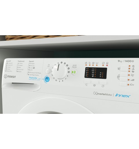 Indesit BWA 91486X W IT Waschmaschine Frontlader 9 kg 1400 RPM A Weiß