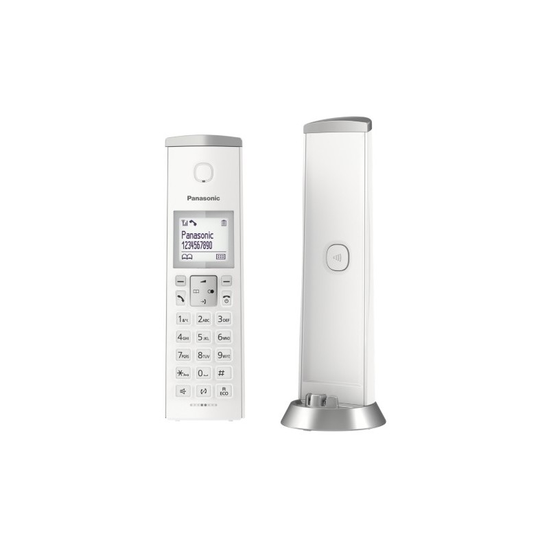 Panasonic KX-TGK210 Téléphone DECT Identification de l'appelant Blanc