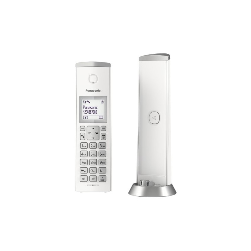 Panasonic KX-TGK210 DECT-Telefon Anrufer-Identifikation Weiß