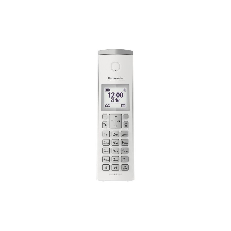 Panasonic KX-TGK210 DECT-Telefon Anrufer-Identifikation Weiß