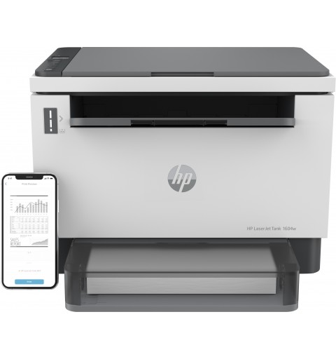 HP LaserJet Impresora multifunción Tank 1604w, Blanco y negro, Impresora para Empresas, Impresión, copia, escáner, Escanear a