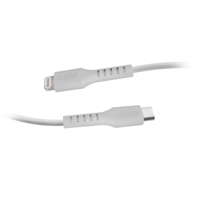 SBS TECABLELIGTC2W lightning cable 2 m White