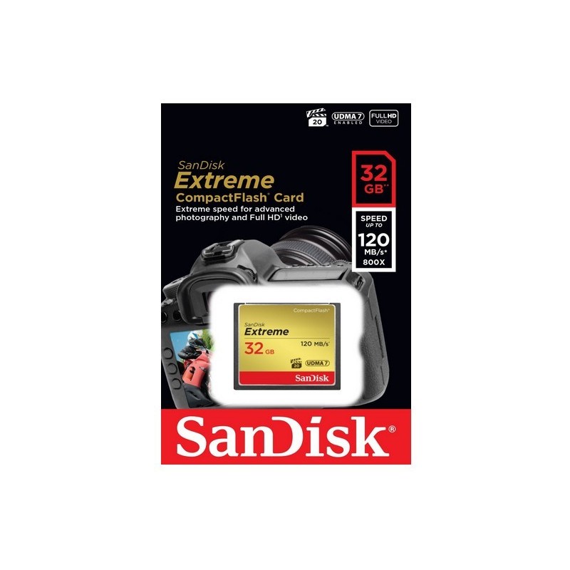 SanDisk 32GB Extreme 32 Go CompactFlash