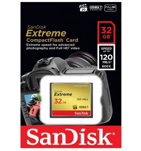 SanDisk 32GB Extreme 32 Go CompactFlash