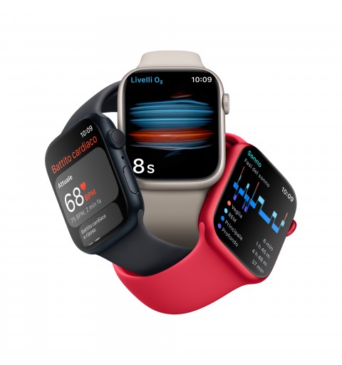 Apple Watch Series 8 GPS 41mm Cassa in Alluminio color (PRODUCT)RED con Cinturino Sport Band (PRODUCT)RED - Regular