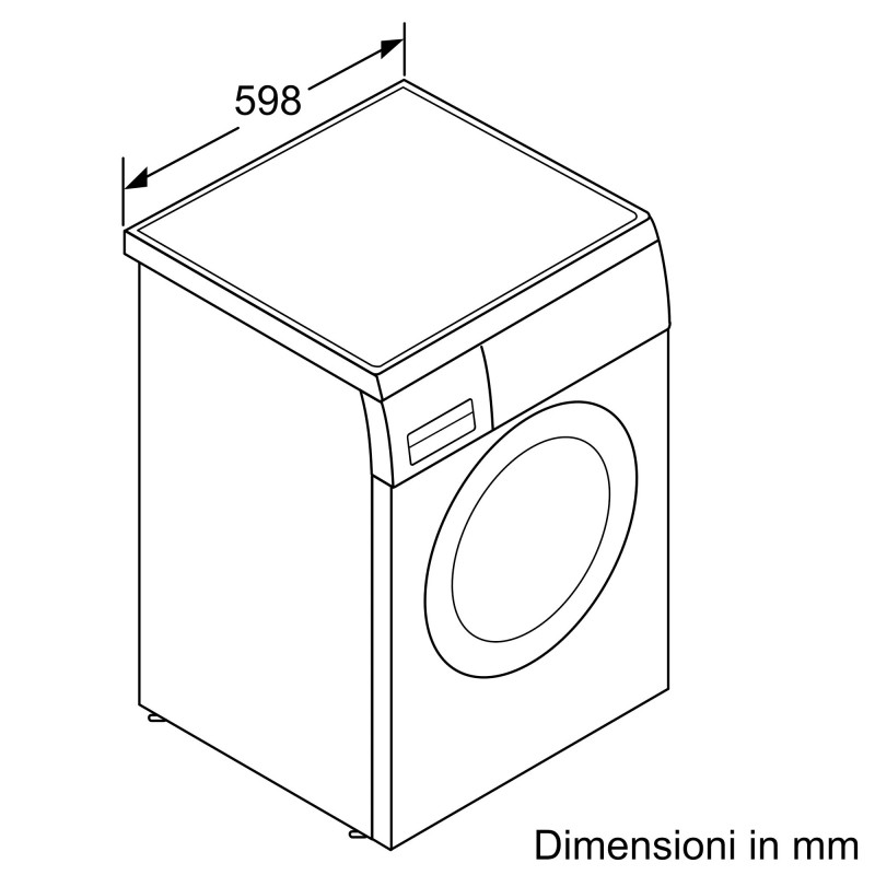 Bosch Serie 6 WUU28T29IT lavadora Carga frontal 9 kg 1400 RPM A Blanco