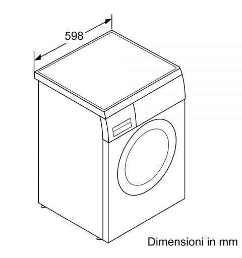 Bosch Serie 6 WUU28T29IT lavadora Carga frontal 9 kg 1400 RPM A Blanco