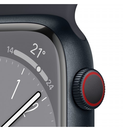 Apple Watch Series 8 OLED 41 mm 4G Schwarz GPS