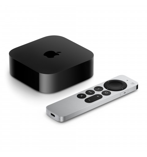 Apple TV 4K Negro, Plata 4K Ultra HD 128 GB Wifi Ethernet