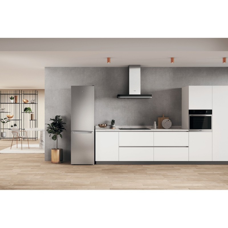 Whirlpool W7X 93A OX frigorifero con congelatore Libera installazione 367 L D Acciaio inossidabile