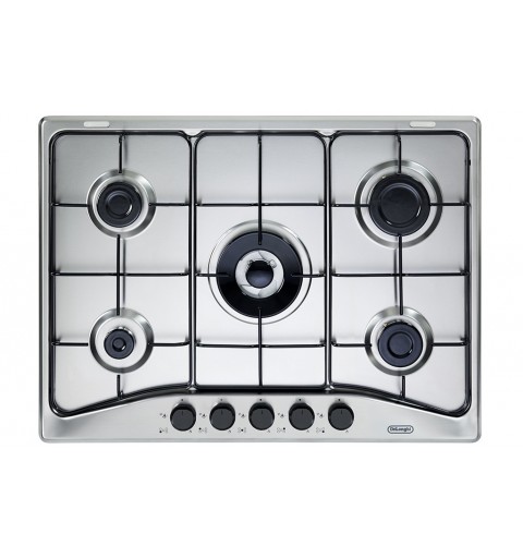 De’Longhi FFA 57 ASV plaque Acier inoxydable Intégré (placement) 68 cm Gaz 5 zone(s)