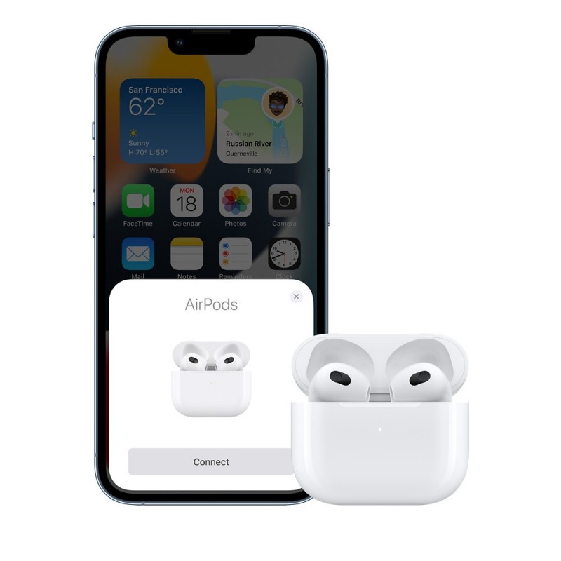 Apple AirPods (3rd generation) AirPods (3ᵉ génération) avec Boîtier de charge Lightning