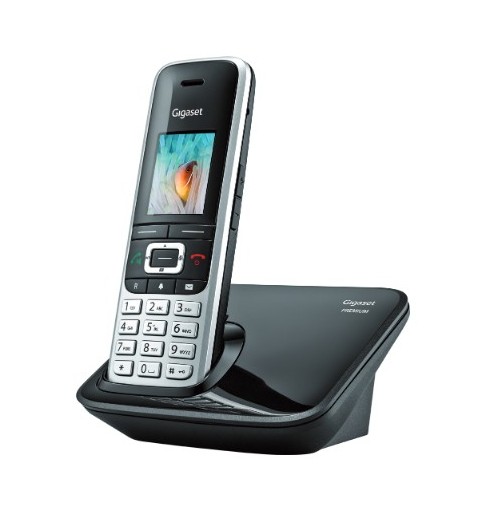 Gigaset Premium 100 DECT-Telefon Anrufer-Identifikation Schwarz, Silber