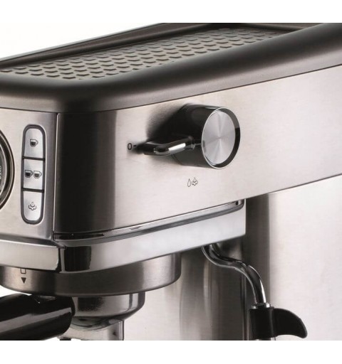 Ariete 1381 Macchina da caffè con manometro, compatibile con caffè in polvere e cialde ESE, 1300 W, Capacità 1,1 L, 15 bar di