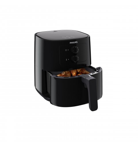 Philips Essential Airfryer, technologie Rapid Air, 0,8 kg, 4,1 l, noir