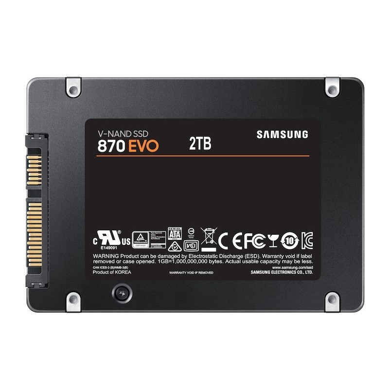 Samsung 870 EVO 2000 GB Negro