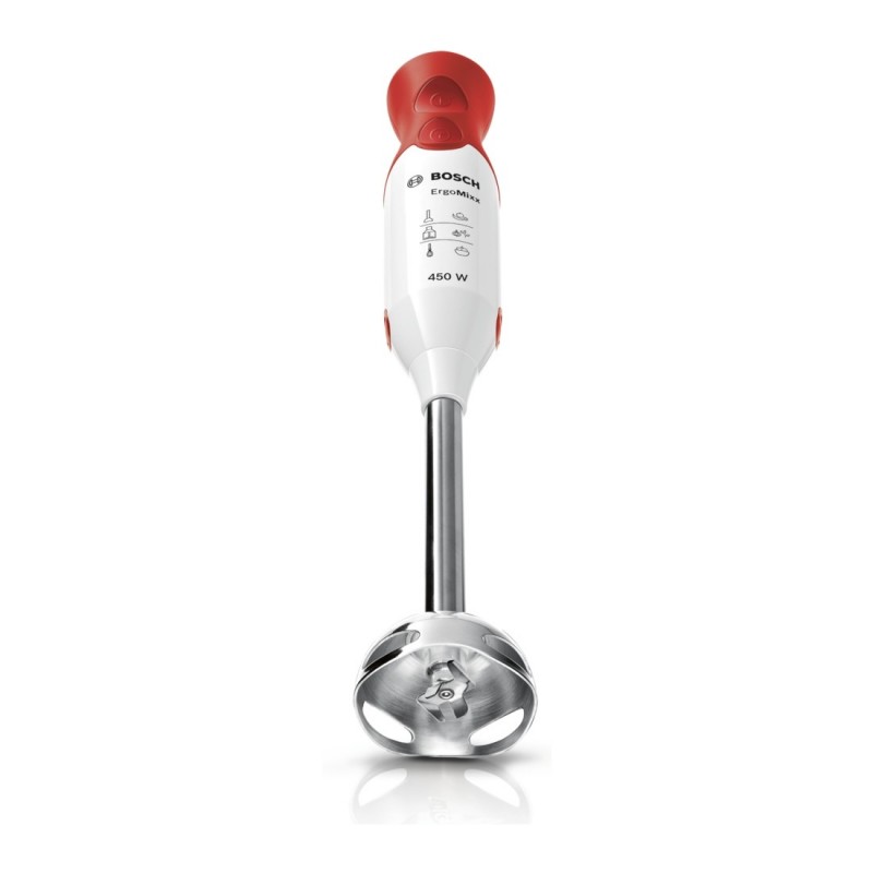 Bosch MSM64110 licuadora Batidora de inmersión 450 W Rojo, Blanco