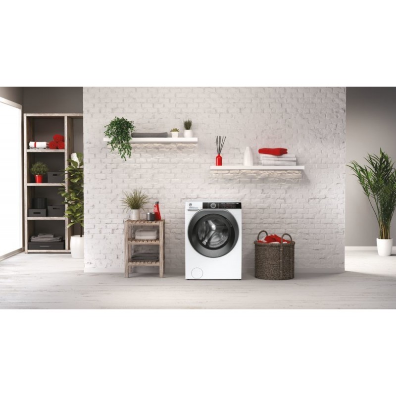 Hoover H-WASH 500 HWE 410AMBS 1-S machine à laver Charge avant 10 kg 1400 tr min A Blanc