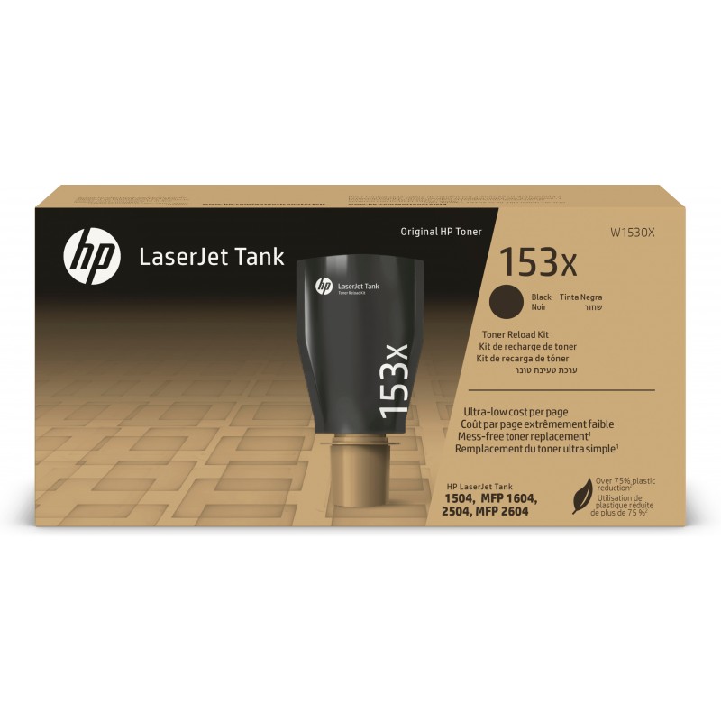 HP Original 153X Schwarz LaserJet Tank Toner-Nachfüllkit