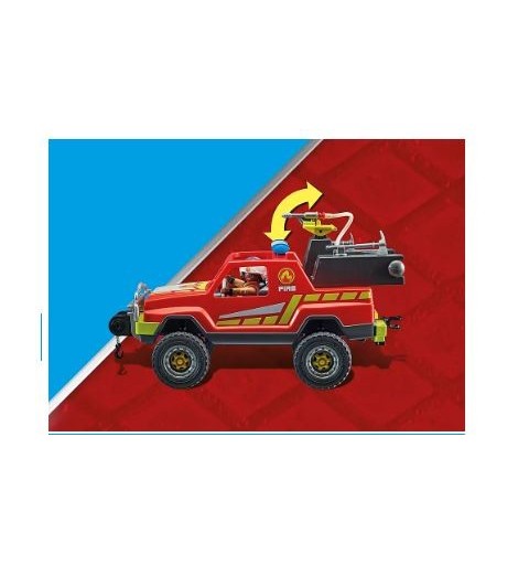 Playmobil City Action Pick-up et pompier