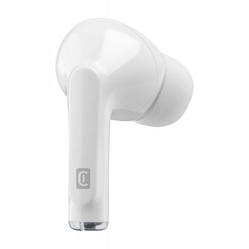 Cellularline Flick Headset True Wireless Stereo (TWS) In-ear Calls Music Bluetooth White