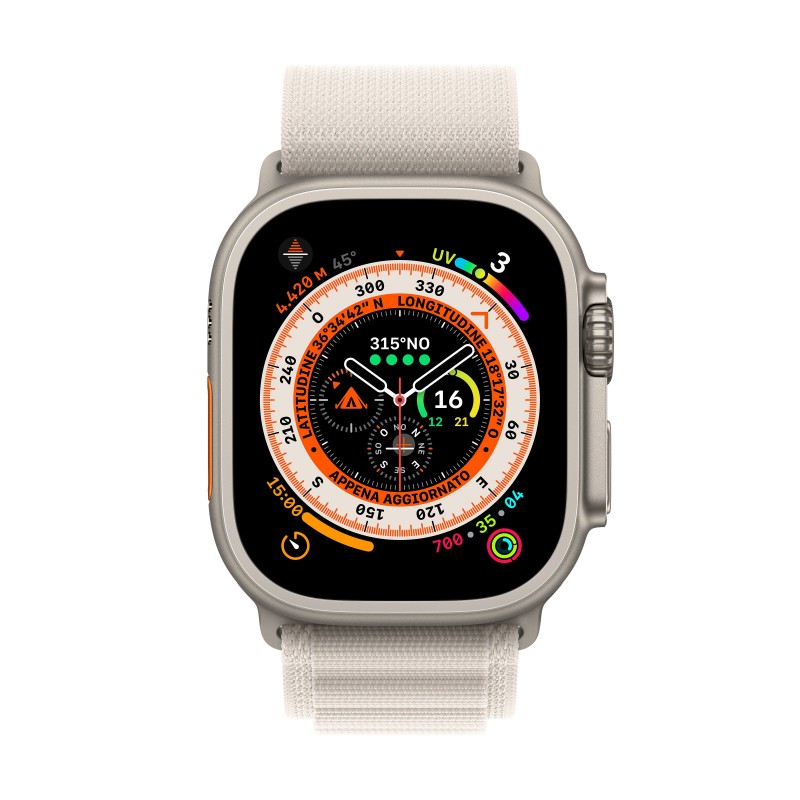 Apple Watch Ultra OLED 49 mm 4G Metallisch GPS