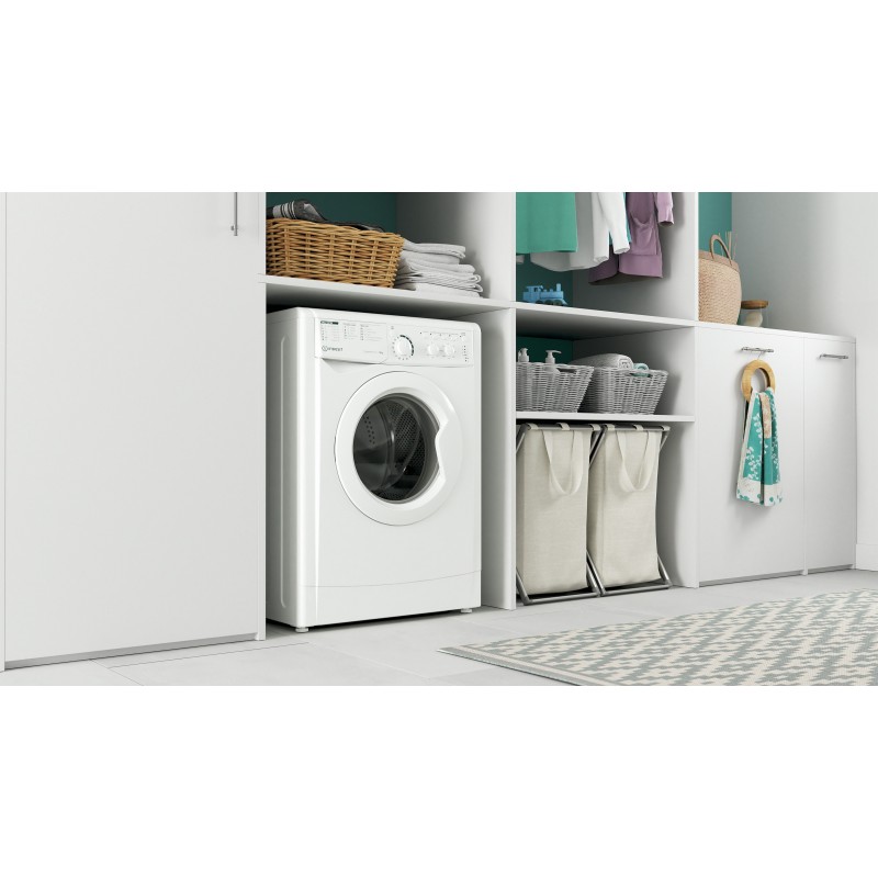 Indesit EWC 81284 W IT lavadora Carga frontal 8 kg 1200 RPM C Blanco