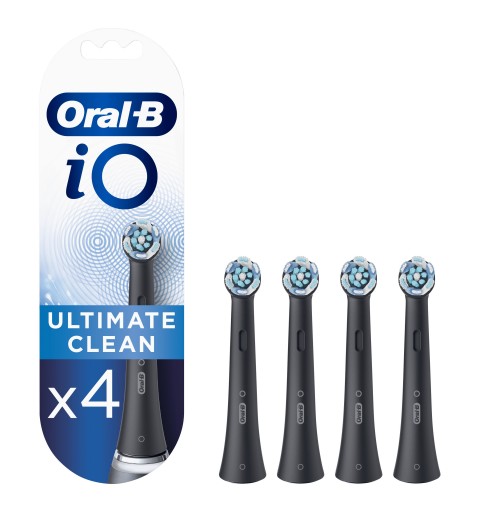 Oral-B iO Ultimate Clean 80335628 tête de brosses 4 pièce(s) Noir