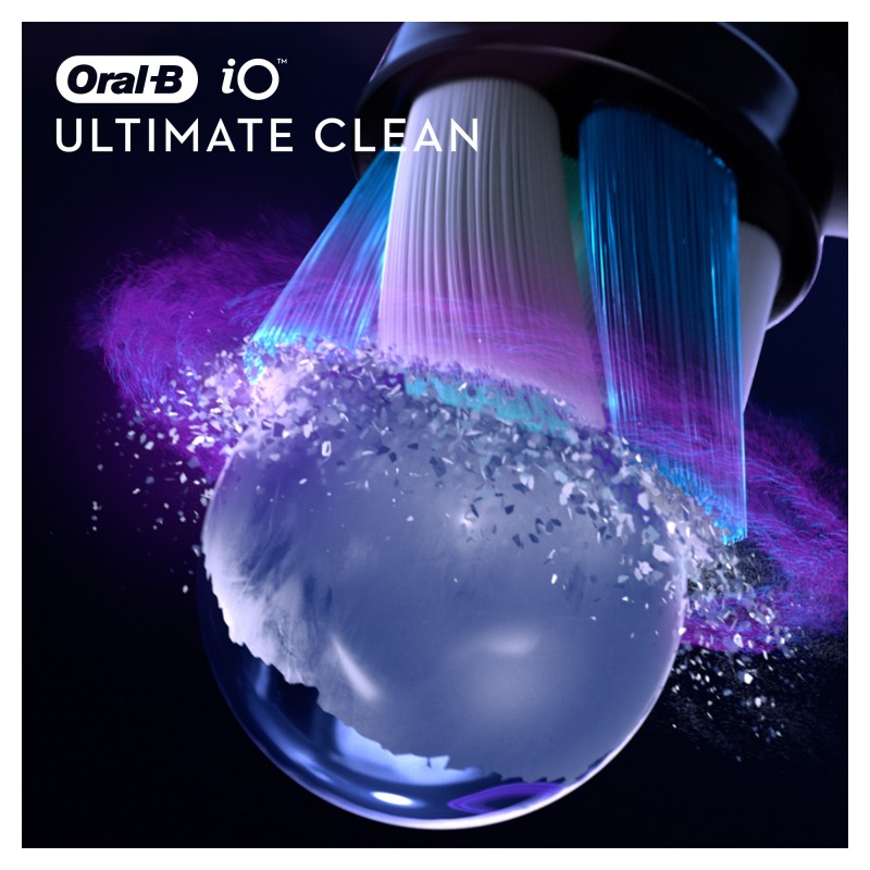 Oral-B iO Ultimate Clean Testine Di Ricambio Nere , 4 Pezzi