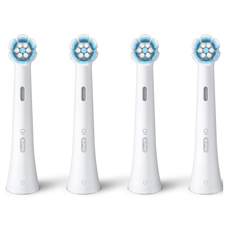 Oral-B iO Gentle Care 80346671 cepillo de cabello 4 pieza(s) Azul, Blanco