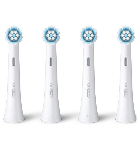 Oral-B iO Gentle Care 80346671 Elektrischer Zahnbürstenkopf 4 Stück(e) Blau, Weiß