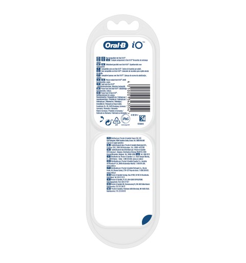 Oral-B iO Gentle Care 80346671 Elektrischer Zahnbürstenkopf 4 Stück(e) Blau, Weiß