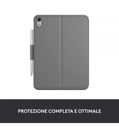 Logitech Slim Folio Grey Bluetooth QWERTY Italian