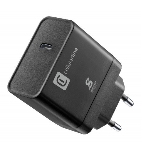 Cellularline Super Fast Charger PD 45W Black Indoor