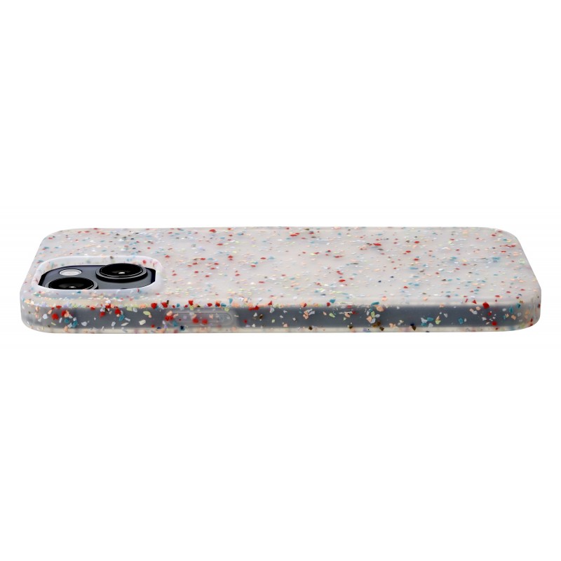 Cellularline Sensation Dots funda para teléfono móvil 15,5 cm (6.1") Translúcido, Blanco