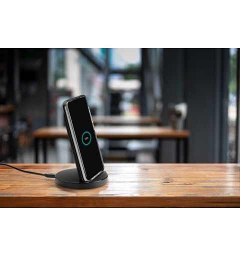 Cellularline Podium Wireless Charger 15W - Apple, Samsung and other Wireless Smartphones Supporto di ricarica wireless Nero