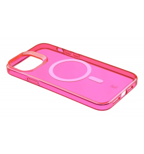 Cellularline Gloss Mag coque de protection pour téléphones portables 15,5 cm (6.1") Housse Rose, Transparent, Blanc