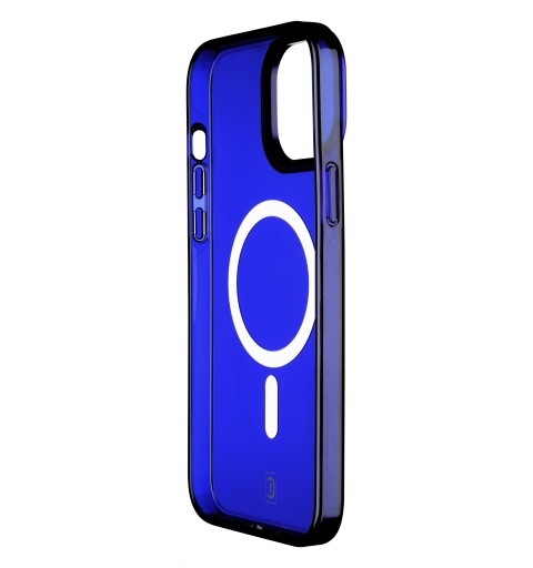 Cellularline Gloss Mag funda para teléfono móvil 15,5 cm (6.1") Azul, Transparente, Blanco