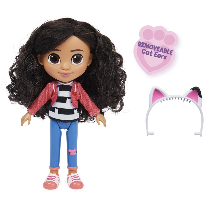 Gabby's Dollhouse 8-inch Gabby Girl Doll, Kids Toys for Ages 3 and up